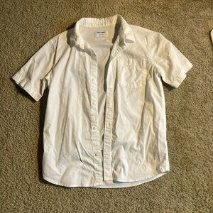 Kids white button up